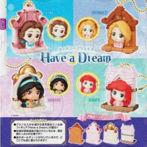 6A305『現貨』迪士尼公主夢想吊飾   T-ARTS  扭蛋   轉蛋 