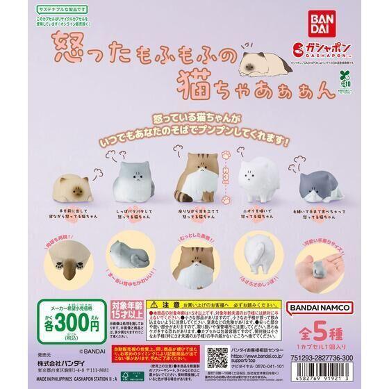 6A191『現貨』氣死毛貓了 BANDAI  扭蛋   轉蛋 