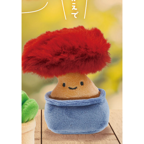 3A862『現貨』笑咪咪植物盆栽絨毛吊飾P2 Qualia 扭蛋 轉蛋 