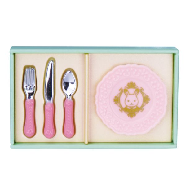 3A390『現貨』森林家族禮品食器組P2 Tarlin 扭蛋 轉蛋 