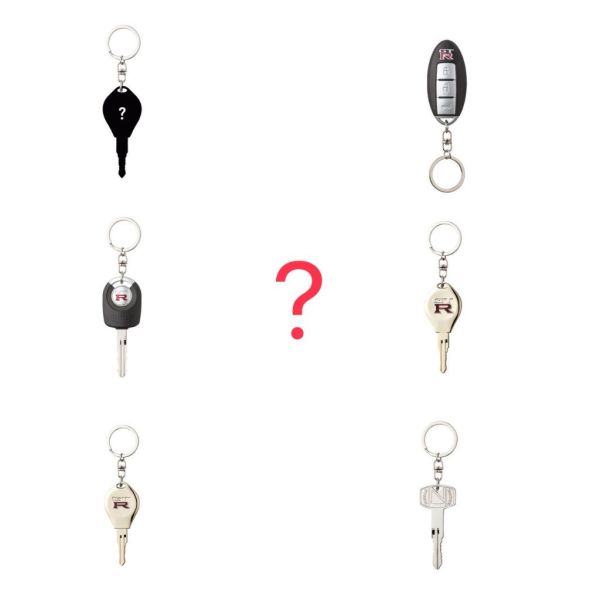 1A841『現貨』日產歷代GT-R造型鑰匙吊飾 GT-R鑰匙圈 BANDAI 扭蛋 轉蛋 