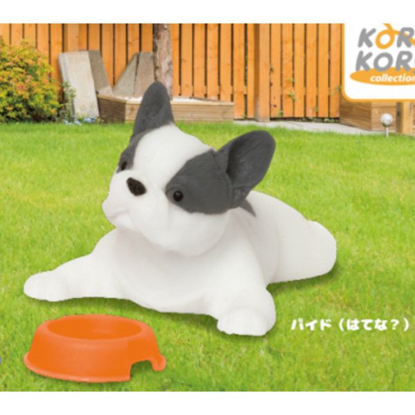 4A198『現貨』捏捏巨大法國鬥牛犬 KOROKORO 扭蛋 轉蛋 