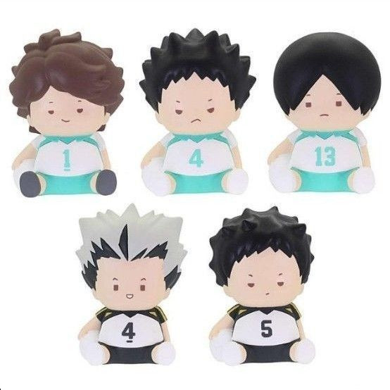 4A161『現貨』排球少年Q版軟膠公仔 青葉城西&梟谷學園 T-ARTS 扭蛋 轉蛋 