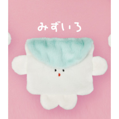 4A097『現貨』信封醬絨毛吊飾 Qualia 扭蛋 轉蛋 