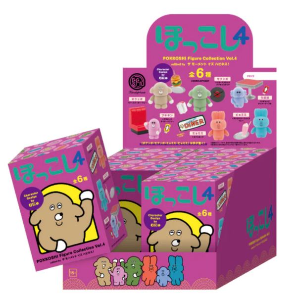 R346『現貨』POKKOSHI植絨公仔P4(BOX)（盒裝版）精緻版 Kenelephant 盒玩 