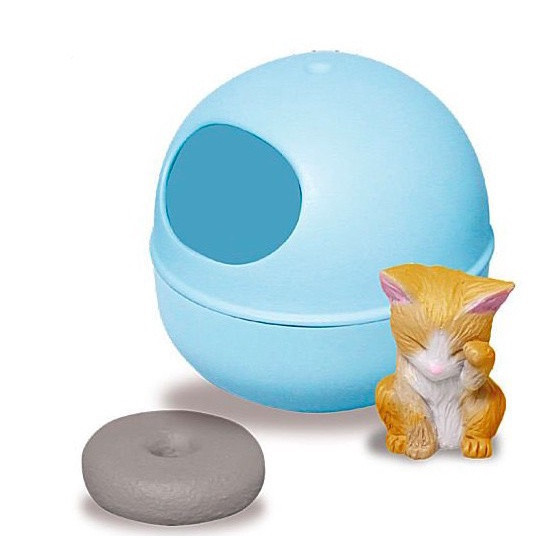 egb41『現貨』貓咪與貓窩環保扭蛋 扭蛋 轉蛋 