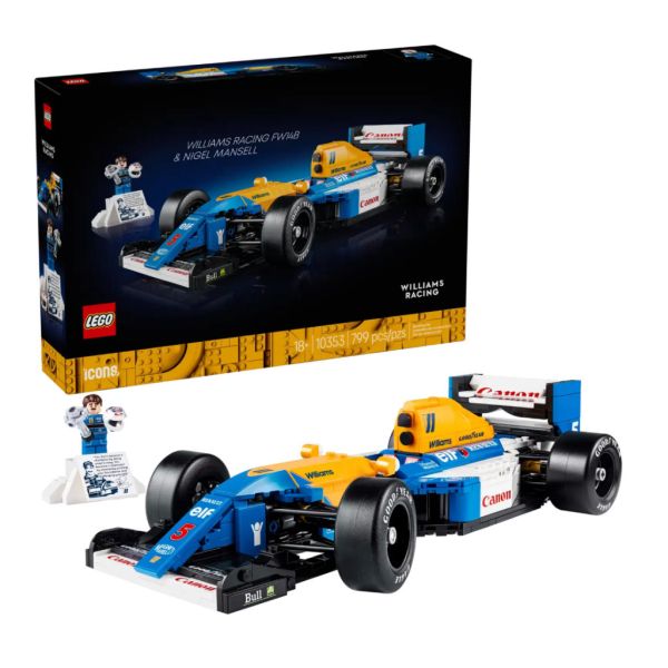 『現貨』LEGO 10353 Icons-威廉斯車隊 FW14B 和奈傑爾·曼塞爾 盒組 