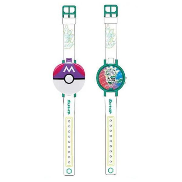 5A237『現貨』寶可夢精靈球造型電子錶 與英雄一起P2   T-ARTS  扭蛋   轉蛋 