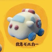 egb232『現貨』PUI PUI 天竺鼠車車植絨軟膠公仔P2 扭蛋 轉蛋 