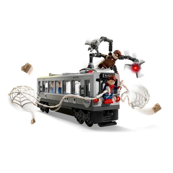 『現貨』LEGO 76321 SH-蜘蛛人大戰八爪博士地鐵列車場景 盒組 