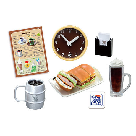 R67『現貨』客美多咖啡店場景組 RE-MENT 盒玩 