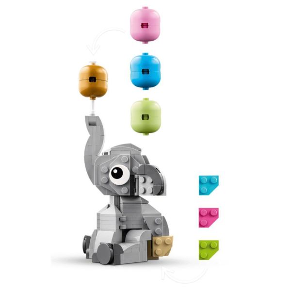 『現貨』  LEGO 40814	LEL-天空中的大象寶寶    盒組 