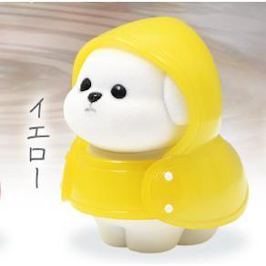 6A330『現貨』雨衣犬公仔  Qualia  扭蛋   轉蛋 