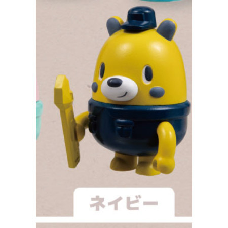 2A750『現貨』工作熊可動公仔 Qualia 扭蛋 轉蛋 