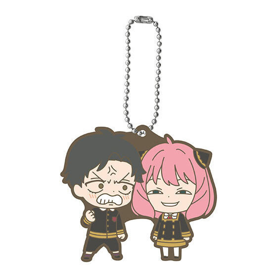 1A177『現貨』間諜家家酒軟膠吊飾P4 BANDAI 扭蛋 轉蛋 