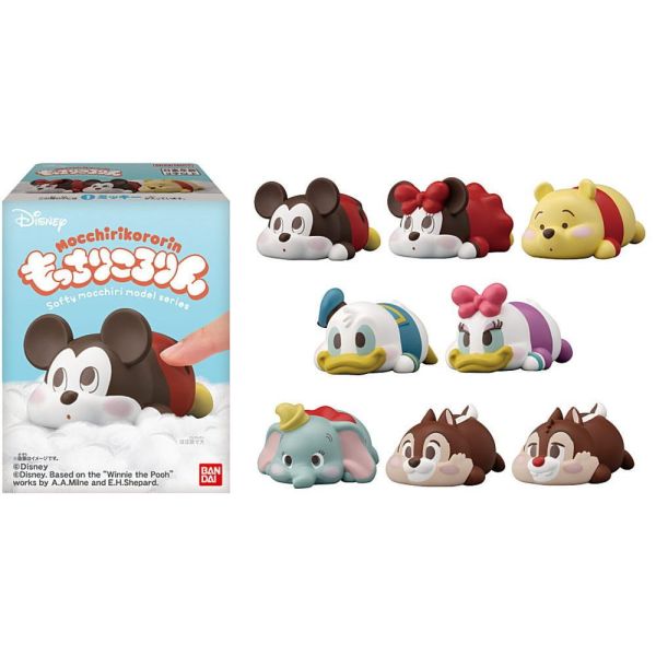 R197『現貨』日版 迪士尼角色圓圓趴趴公仔 bandai 食玩 盒玩 