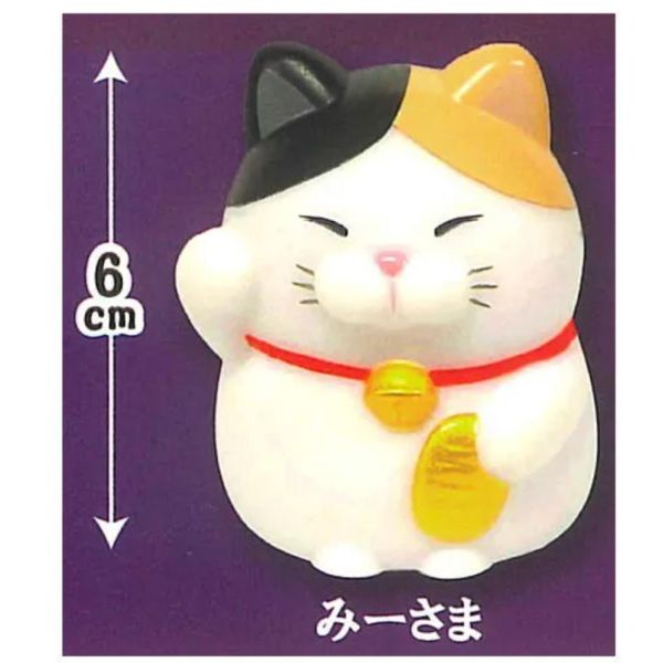 5A971『現貨』鬍鬚饅頭貓招財存錢筒  AMUSE 扭蛋   轉蛋 