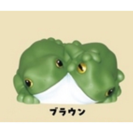 2A590『現貨』鼻要吵架!捏捏綠雨濱蛙 YELL 扭蛋 轉蛋 