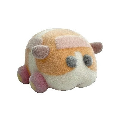 egb163『現貨』PUI PUI 天竺鼠車車植絨軟膠公仔P1 扭蛋 轉蛋 