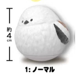 4A875『現貨』銀喉長尾山雀不倒翁 夢屋 扭蛋 轉蛋 