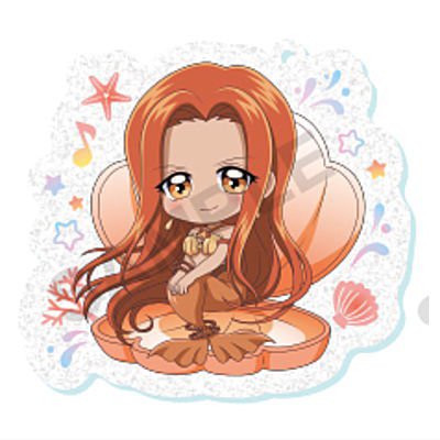 1A284『現貨』真珠美人魚角色壓克力吊飾 BUSHIROAD 扭蛋 轉蛋 