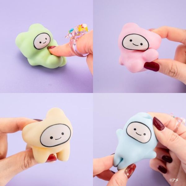 4A241『現貨』彈力Kumadomo公仔 Kenelephant 扭蛋 轉蛋 