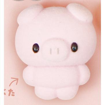 5A952『現貨』小小動物植絨公仔吊飾  Qualia  扭蛋   轉蛋 