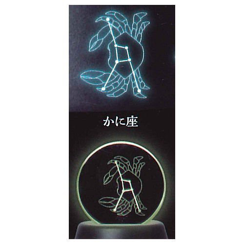egb373『現貨』12星座透明立體燈座P1 扭蛋 轉蛋 
