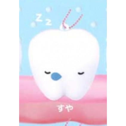 3A976『現貨』捏捏牙齒吊飾P2 NIC 扭蛋 轉蛋 