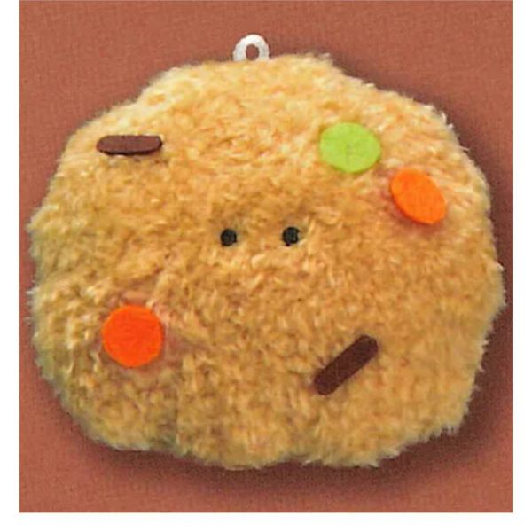 2A30『現貨』圓眼黑輪絨毛吊飾-第一道菜 YELL 扭蛋 轉蛋 