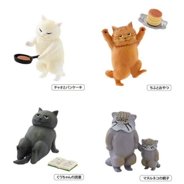 2A438『現貨』Reiko Kamano 貓咪插畫公仔P2 Kenelephant 扭蛋 轉蛋 