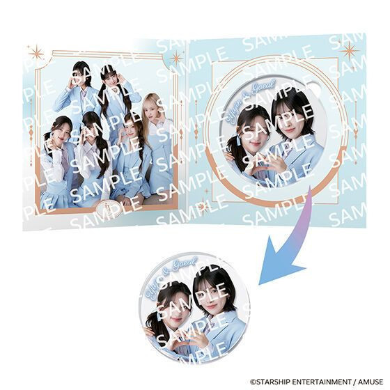 R255『現貨』IVE FROM STARSHIP ENTERTAINMENT WITH AMUSE杯墊 