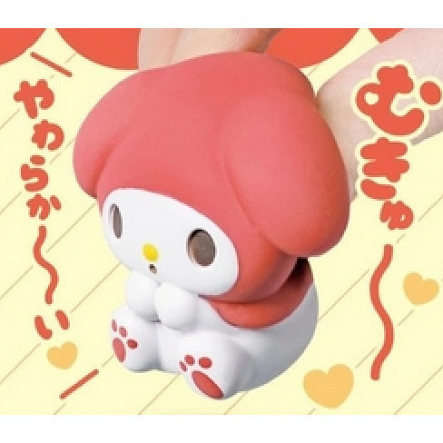 4A528『現貨』捏捏三麗鷗角色公仔P2 YELL 扭蛋 轉蛋 