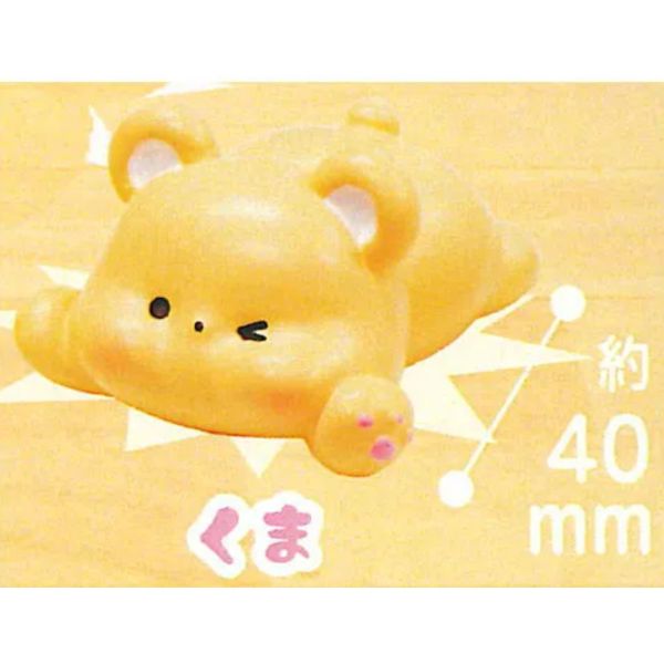 4A006『現貨』動物寶寶滑跤公仔 Bright Link 扭蛋 轉蛋 