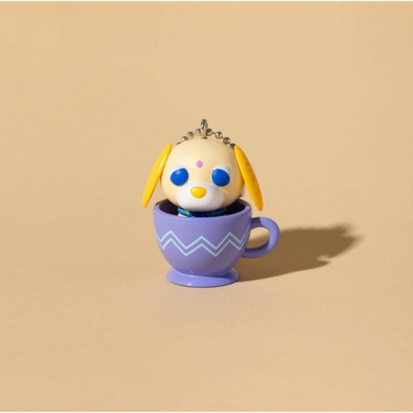 4A588『現貨』杯中茶犬公仔吊飾 T-ARTS 扭蛋 轉蛋 