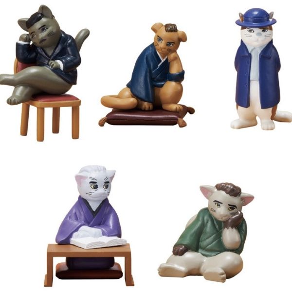 egb212『現貨』BOO-KYU 文豪貓 扭蛋 轉蛋 