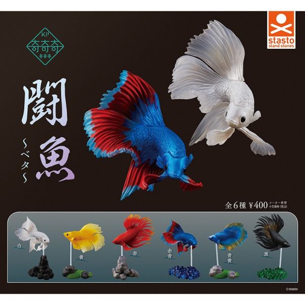 1A994『現貨』鬥魚~Betta~ Standstones 扭蛋 轉蛋 