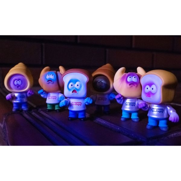 1A395『現貨』PAN DEAD殭屍麵包模型 Kenelephant 扭蛋 轉蛋 