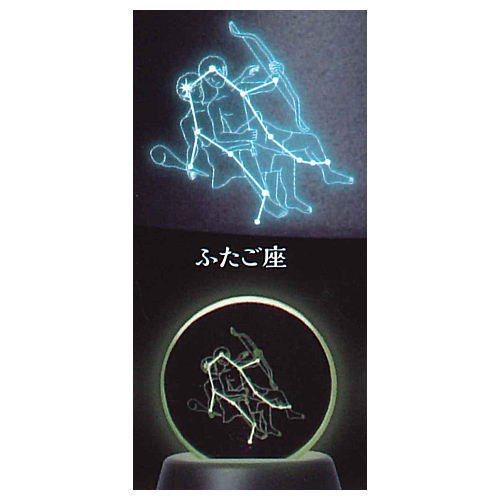 egb373『現貨』12星座透明立體燈座P1 扭蛋 轉蛋 