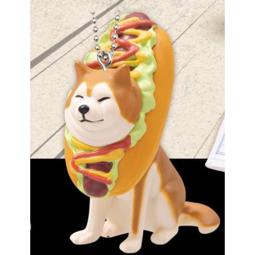 5A828『現貨』卡頭柴犬珠鍊吊飾P3NEW  Qualia  扭蛋   轉蛋 