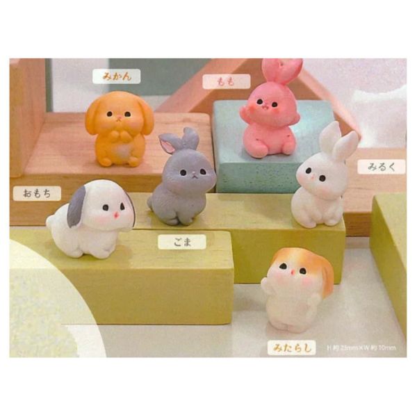 2A497『現貨』迷你兔寶寶公仔 Bright link 扭蛋 轉蛋 