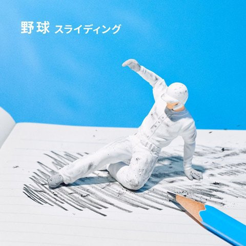 1A852『現貨』運動員滑行瞬間公仔 T-ARTS 扭蛋 轉蛋 