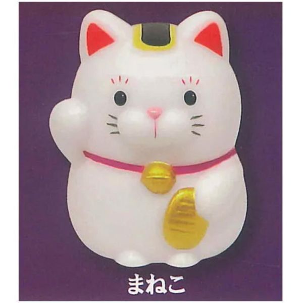 5A971『現貨』鬍鬚饅頭貓招財存錢筒  AMUSE 扭蛋   轉蛋 