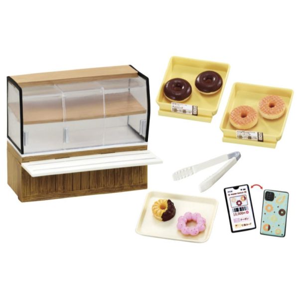 R360『現貨』Mister Donut 幸福的甜甜圈場景組 RE-MENT 盒玩 