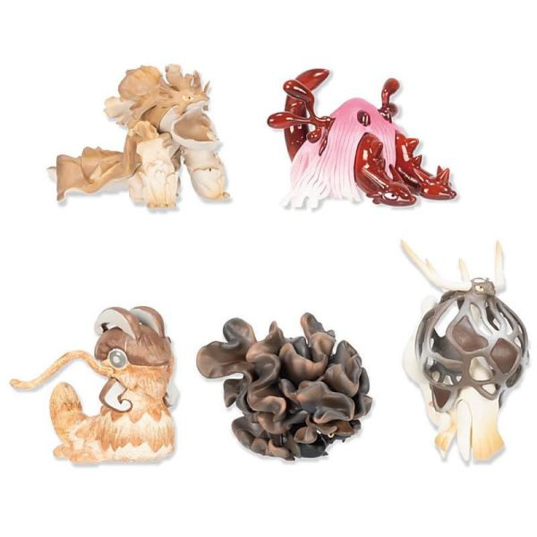 egb782『現貨』蘑菇龍造型珠鍊吊飾P3 扭蛋 轉蛋 