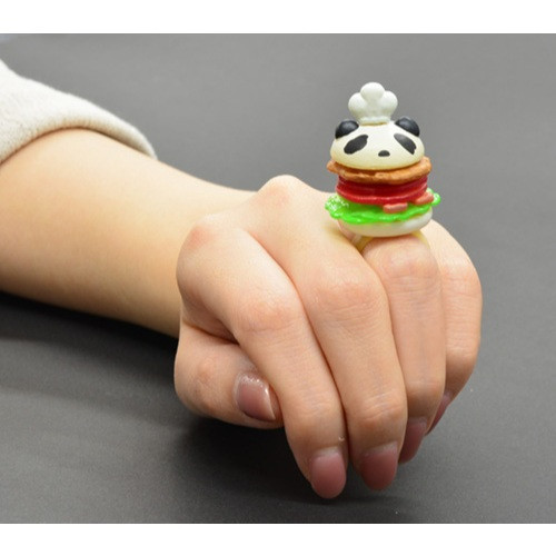 2A662『現貨』熊熊搖晃漢堡戒指 ULTRA NEW PLANNING 扭蛋 轉蛋 
