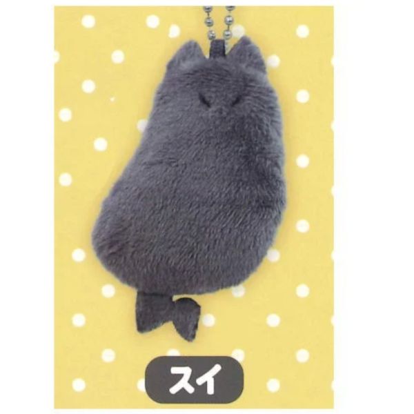 2A852『現貨』秀桑的慵懶貓日記絨毛珠鍊吊飾 Lian Q Labo 扭蛋 轉蛋 