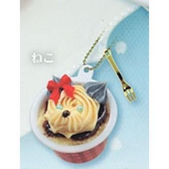 5A105『現貨』小動物鮮奶油杯子蛋糕吊飾 ULTRA NEW PLANNING  扭蛋   轉蛋 