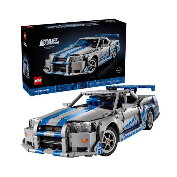 『現貨』 LEGO 42210 Tec-玩命關頭2日產SkylineGT-R R34 盒組 