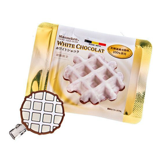 2A214『現貨』manneken 鬆餅造型髮夾 BANDAI 扭蛋 轉蛋 